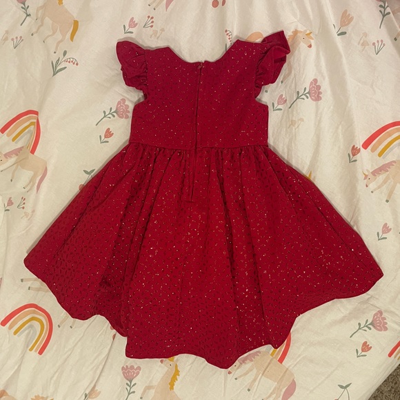 2T red sparkle dress - Picture 4 of 6